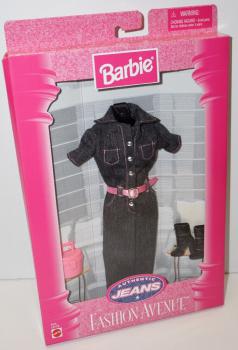 Mattel - Barbie - Fashion Avenue - Authentic Jeans - Denim Jumpsuit - наряд